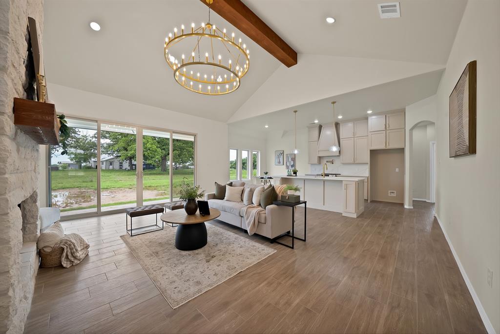 501 Harris Road Azle, TX 76020 - Photo 5 of 29 a living room with furniture and a large window