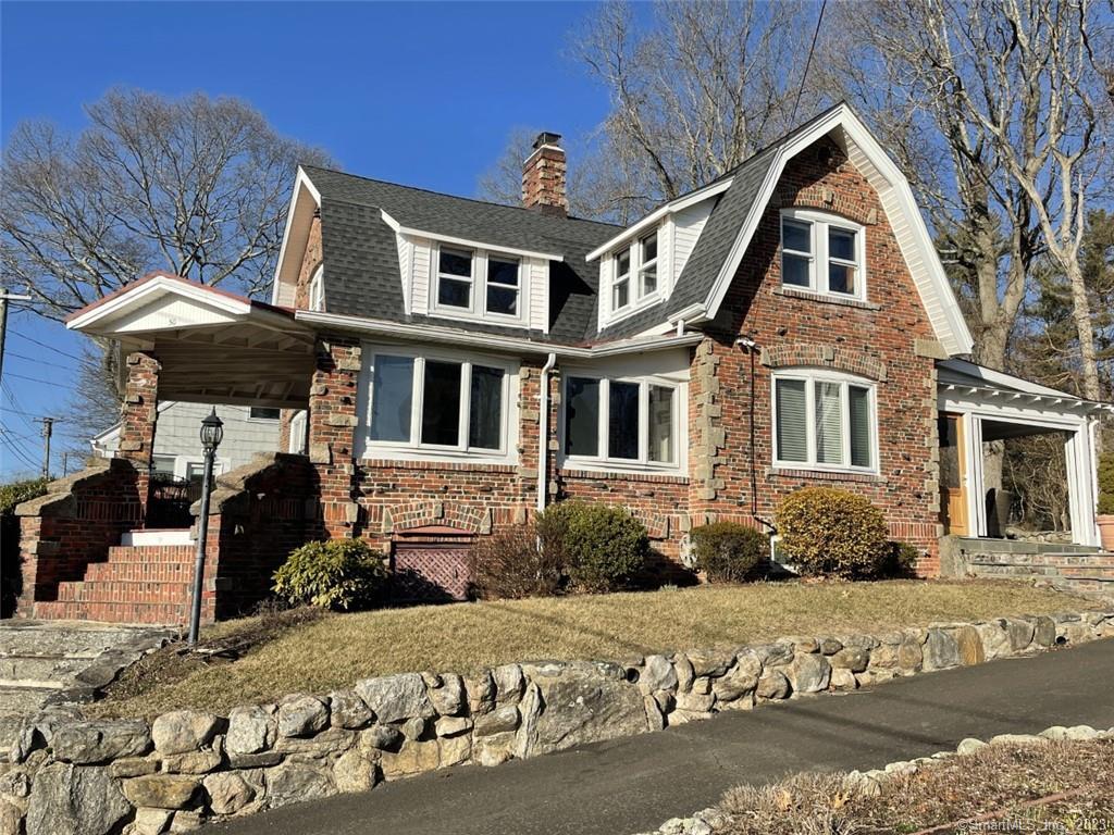 Solid stone and brick construction