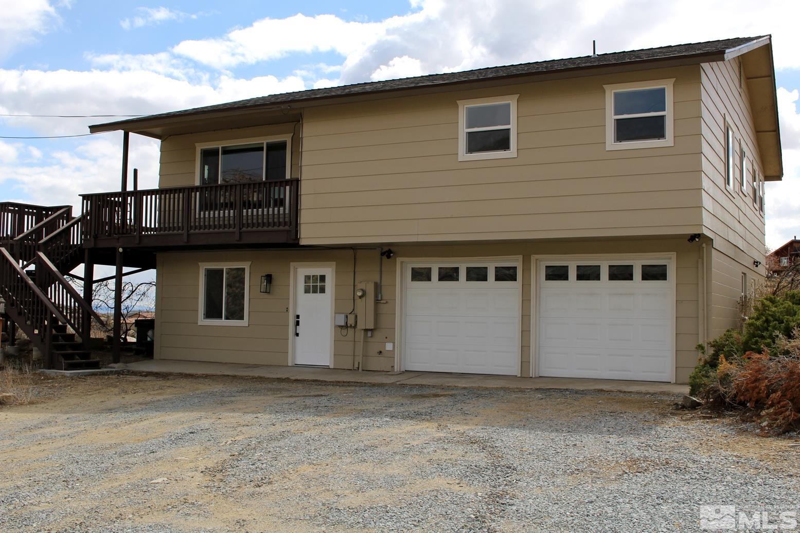 a front view of house