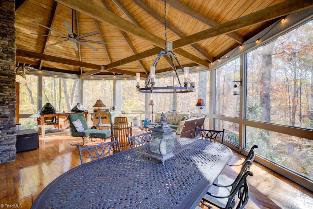 4464 Bent Tree Farm Road Winston-Salem, NC 27106 - Photo 22 of 50 Porch overlooks the woods all around