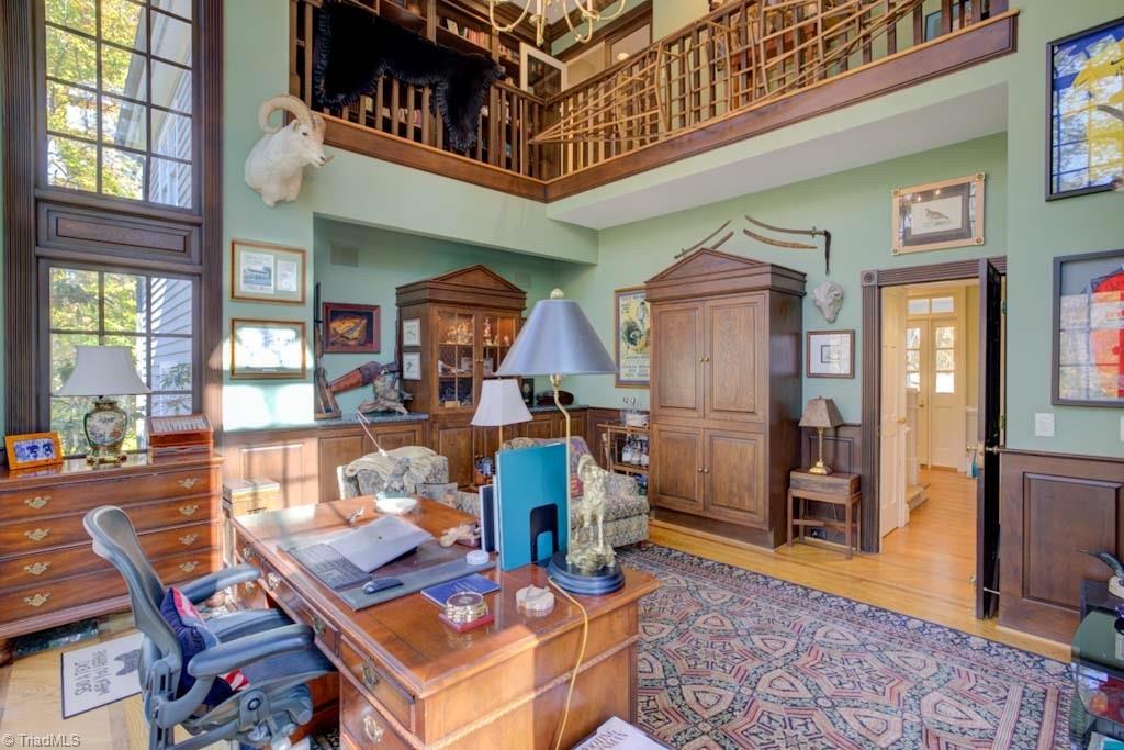 4464 Bent Tree Farm Road Winston-Salem, NC 27106 - Photo 30 of 50 Study features built-in bar and upper-level library