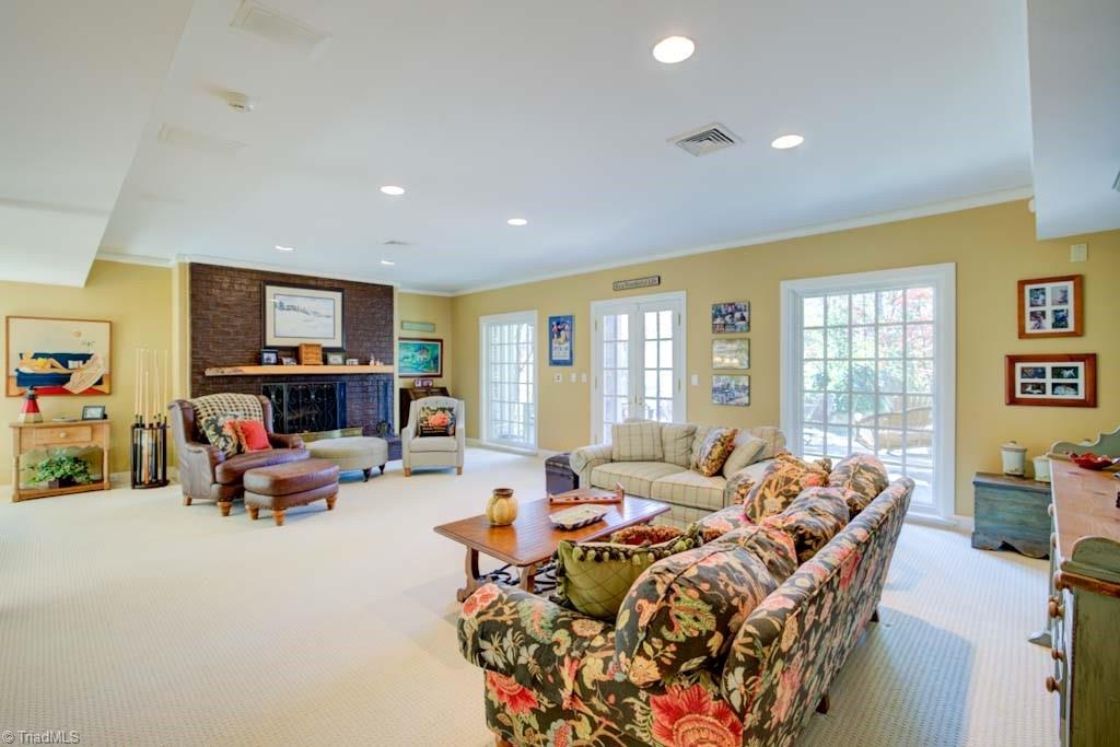 4464 Bent Tree Farm Road Winston-Salem, NC 27106 - Photo 47 of 50 Playroom opens to patio and pool