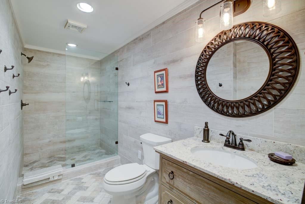4464 Bent Tree Farm Road Winston-Salem, NC 27106 - Photo 50 of 50 Full-tile bath serves the playroom and the pool