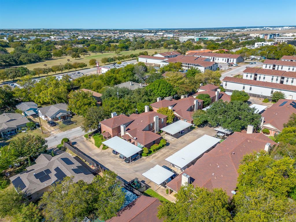 3133 Sappington Place, Unit D Fort Worth, TX 76116 - Photo 4 of 28 an aerial view of residential house with outdoor space
