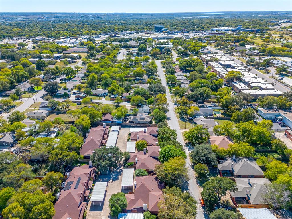 3133 Sappington Place, Unit D Fort Worth, TX 76116 - Photo 8 of 28 an aerial view of multiple house
