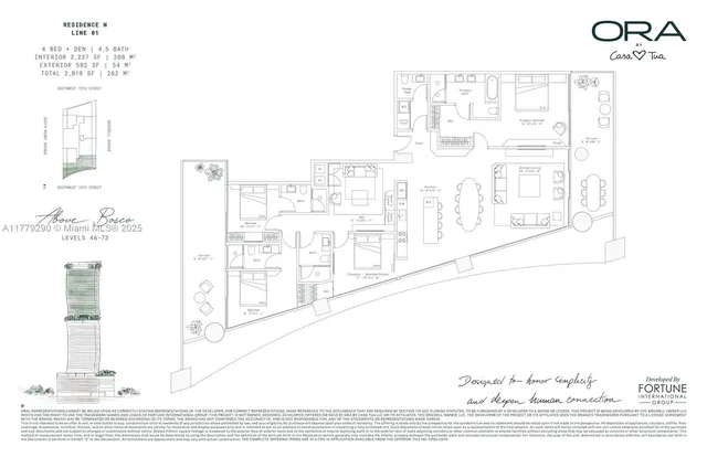 $4,340,900 | 1210 Brickell Avenue, Unit 6501, Miami, FL 33131