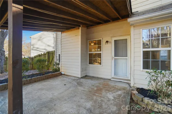 a view of front door and porch