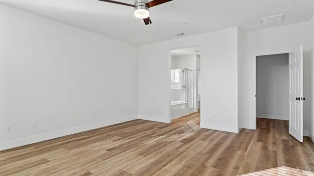 wooden floor in an empty room