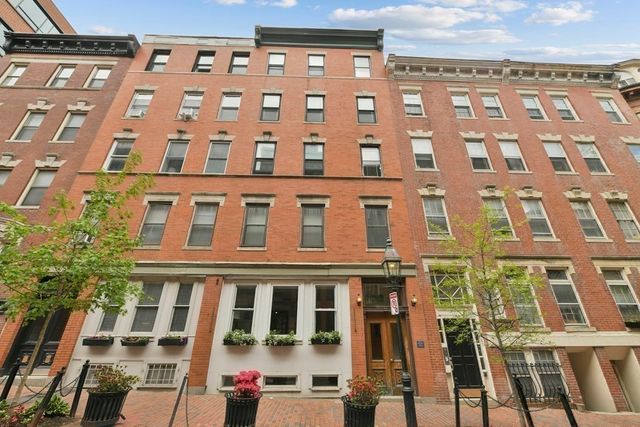 a front view of a building