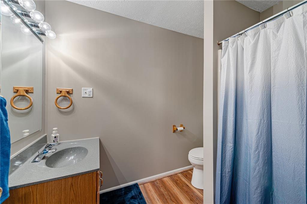 116 Mason Drive Windber, PA 15963 - Photo 24 of 35 a bathroom with a granite countertop sink and a mirror