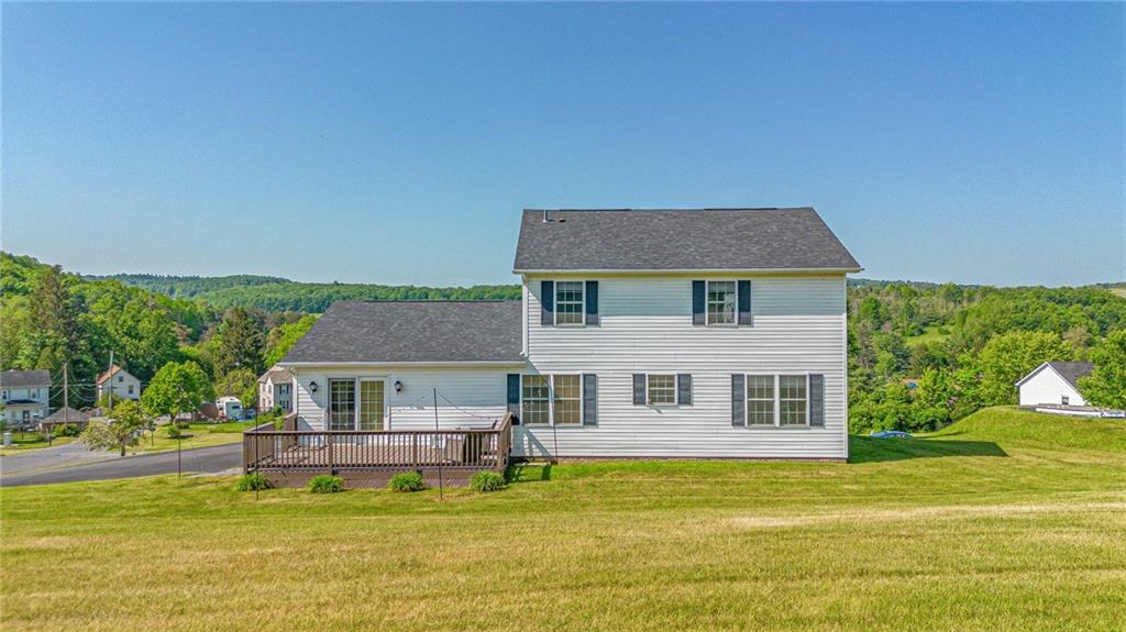 116 Mason Drive Windber, PA 15963 - Photo 29 of 35 a aerial view of a house with swimming pool and a yard