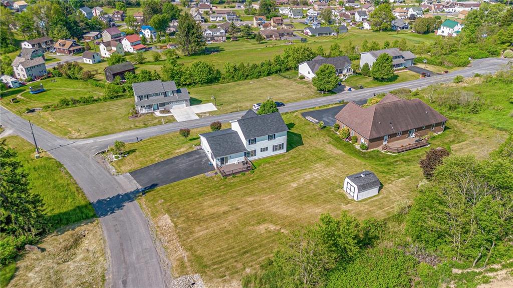 116 Mason Drive Windber, PA 15963 - Photo 35 of 35 an aerial view of a house with yard swimming pool and outdoor seating