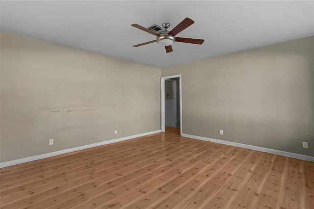wooden floor in an empty room
