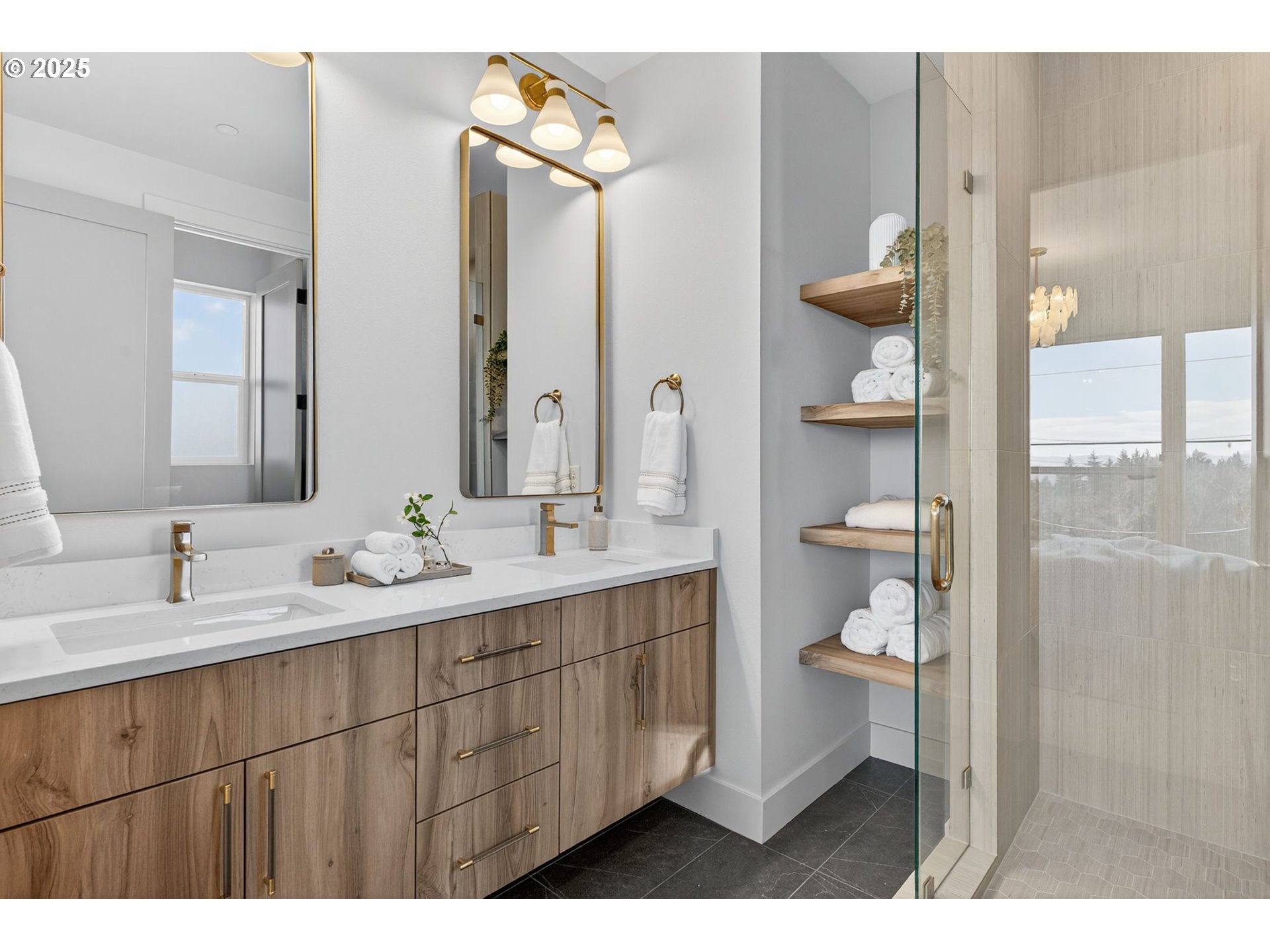 1501 Northwest 8th Avenue Camas, WA 98607 - Photo 26 of 47 a bathroom with a sink a toilet and a mirror