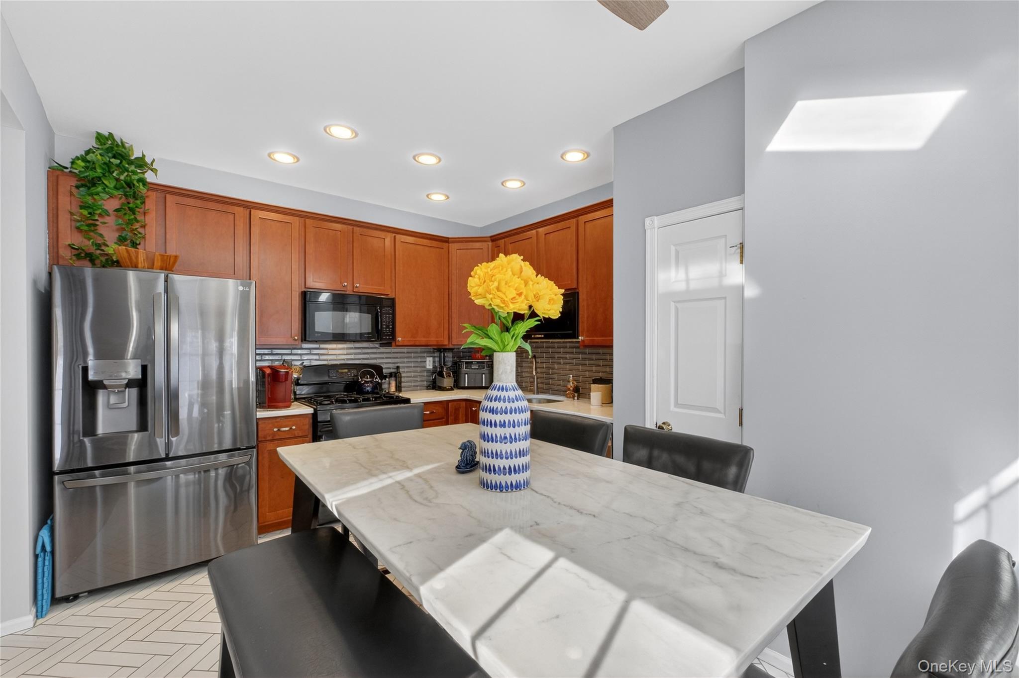 733 Huntington Drive Fishkill, NY 12524 - Photo 8 of 18 Kitchen updated appliances and newly installed stainless-steel range and microwave
