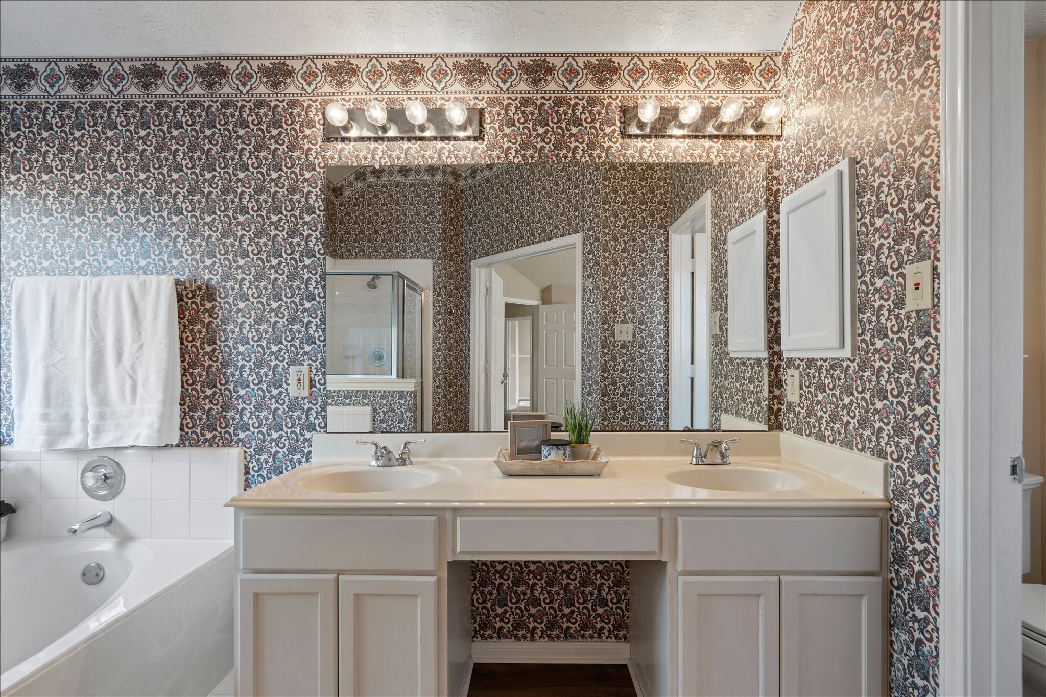 3708 Nutwood Lane Spring, TX 77389 - Photo 13 of 20 Primary bathroom featuring dual sinks, offering added convenience and functionality.