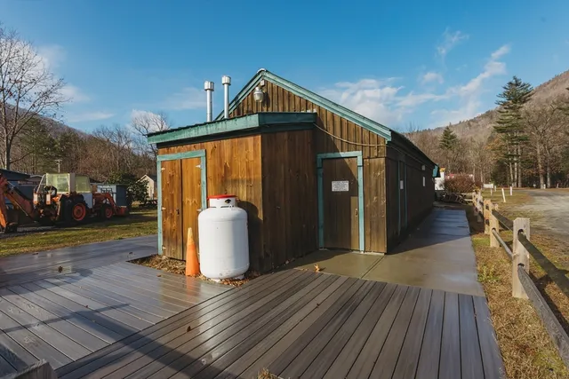 a view of a lake with a mountain