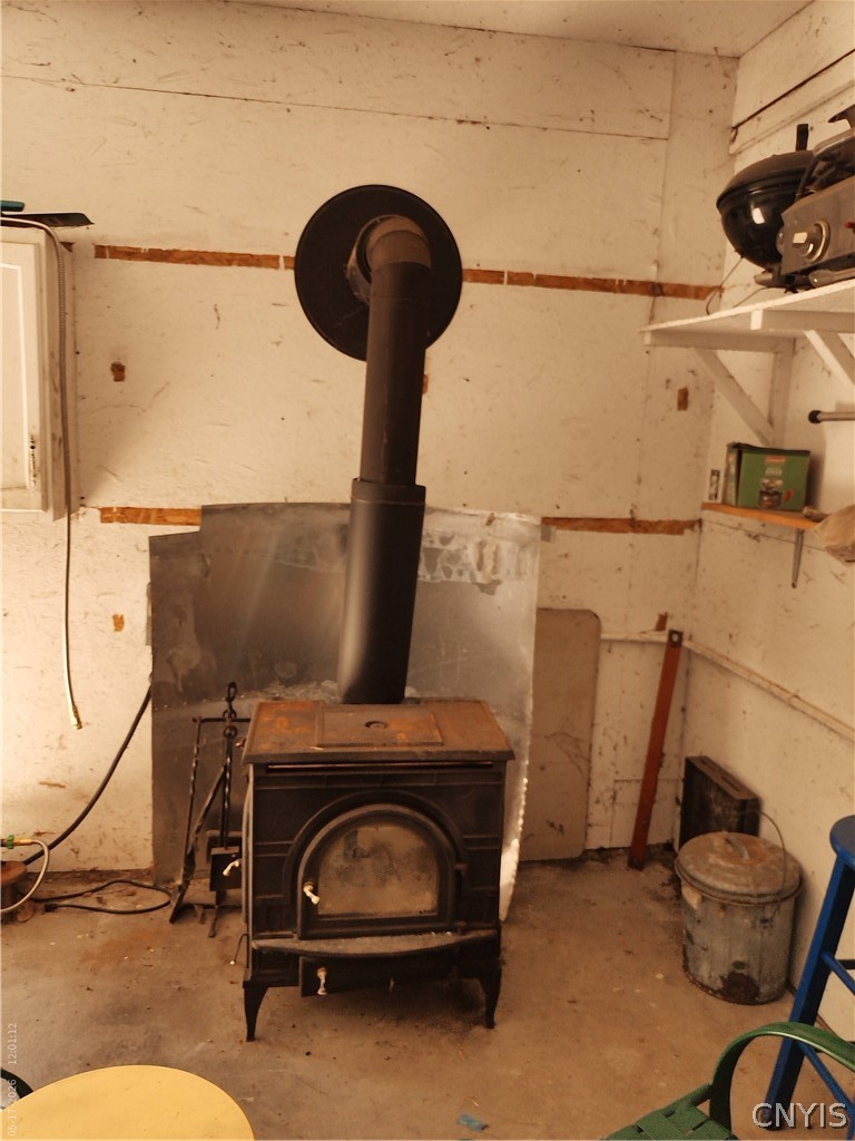 158 Mac Arthur Road Russia, NY 13324 - Photo 31 of 50 Garage Wood Stove