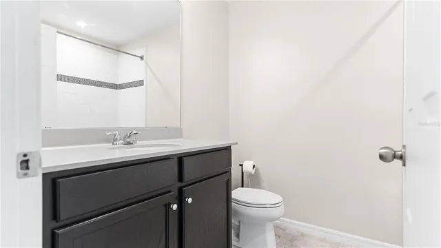 a close up of a bathtub