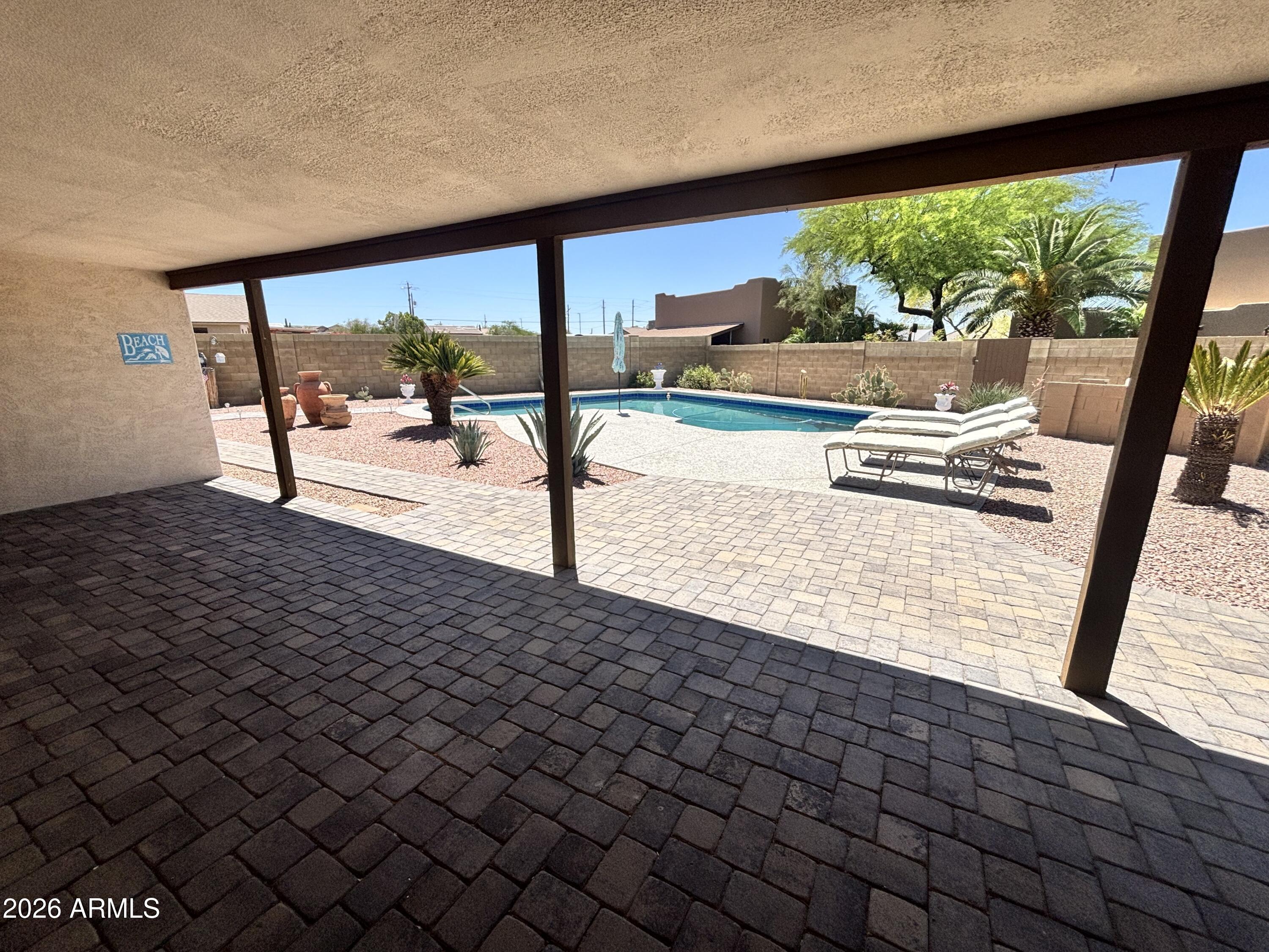 7745 East Mangun Road Mesa, AZ 85207 - Photo 11 of 35 a view of an outdoor space and deck