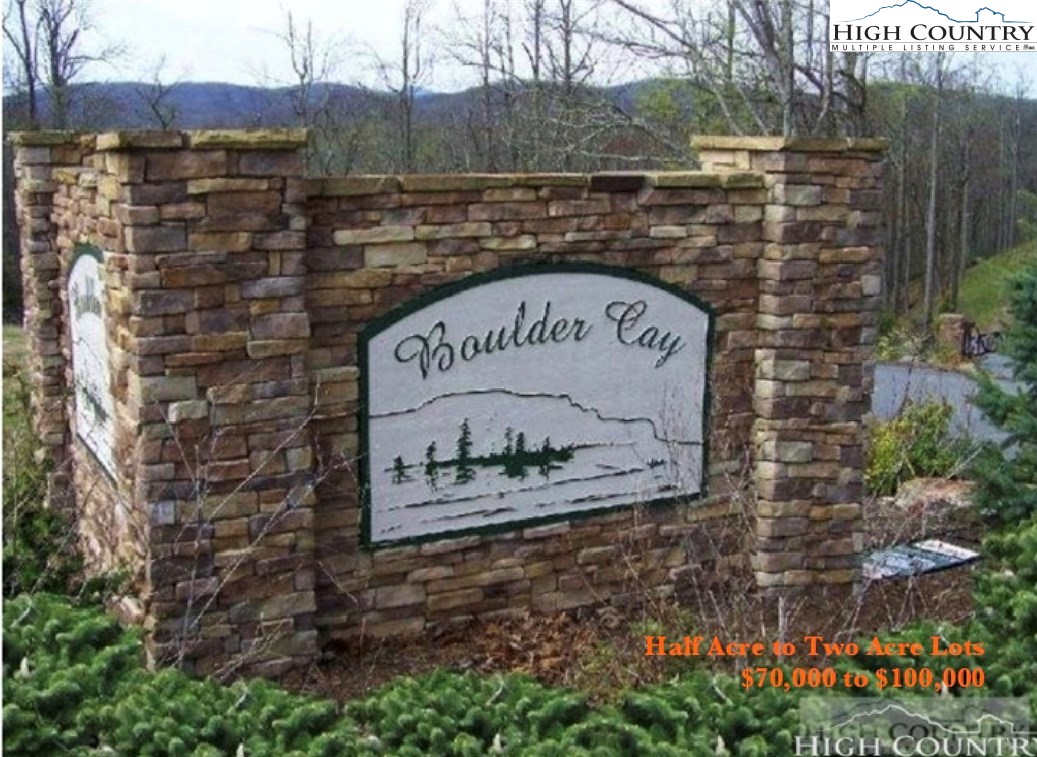 Lot 21 Boulder Cay Road Boone, NC 28607 - Photo 14 of 20 a sign on the side of a building