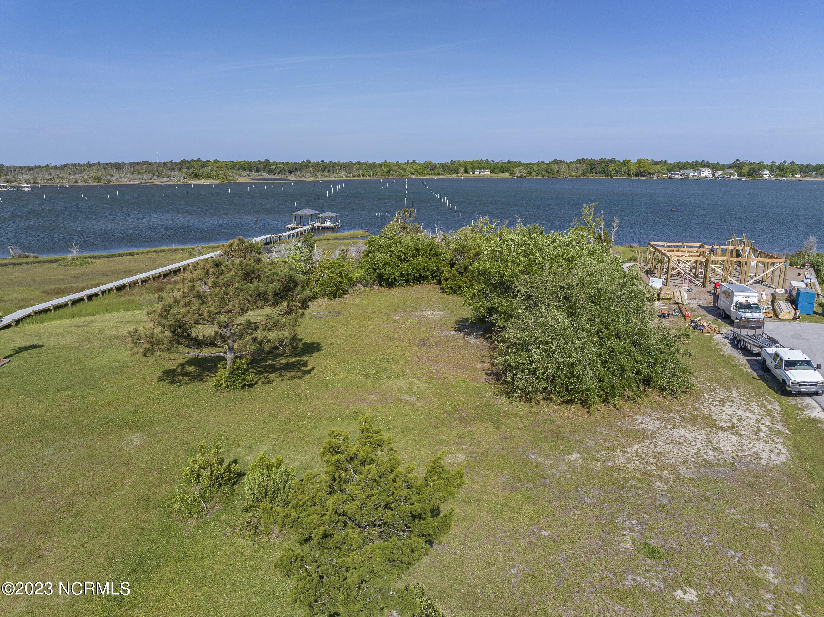 171 Big Hammock Point Road Sneads Ferry, NC 28460 - Photo 5 of 10 Lot View with Sound in Background
