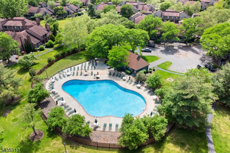 488 Auten Road, Unit 2D Hillsborough, NJ 08844 - Photo 24 of 30 an aerial view of a house with a yard and lake view