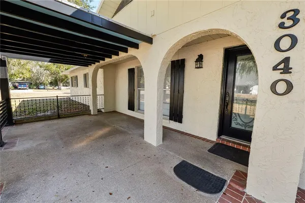 a view of a house with a porch