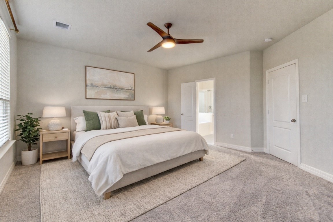 33026 School Hl Road Fulshear, TX 77441 - Photo 15 of 35 Primary bedroom off of the living room - virtually staged