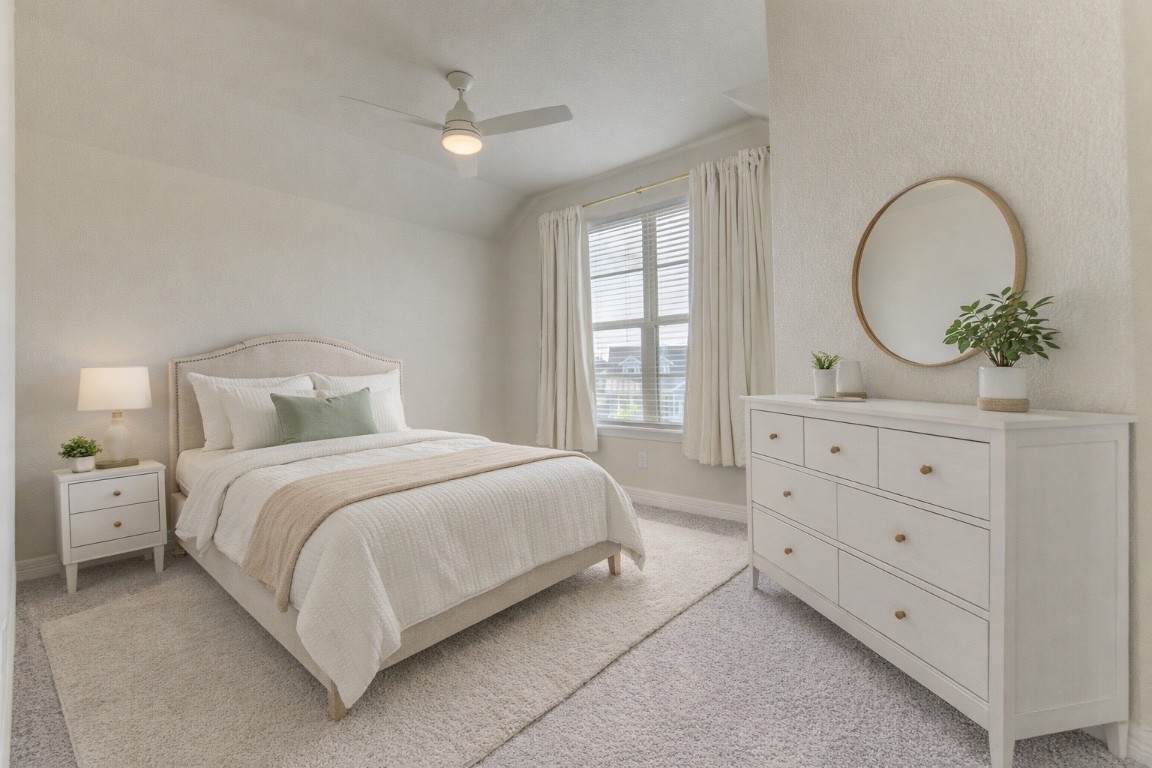33026 School Hl Road Fulshear, TX 77441 - Photo 20 of 35 secondary bedroom upstairs, virtually staged