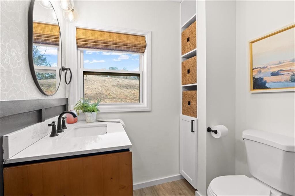 80 Hand Road Bowdon, GA 30108 - Photo 48 of 83 a bathroom with a sink toilet and a mirror