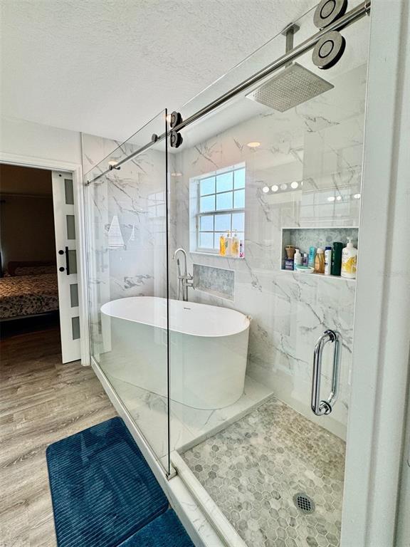 115 Willowbay Ridge Street Sanford, FL 32771 - Photo 18 of 28 a large swimming pool with a couch and wooden floor