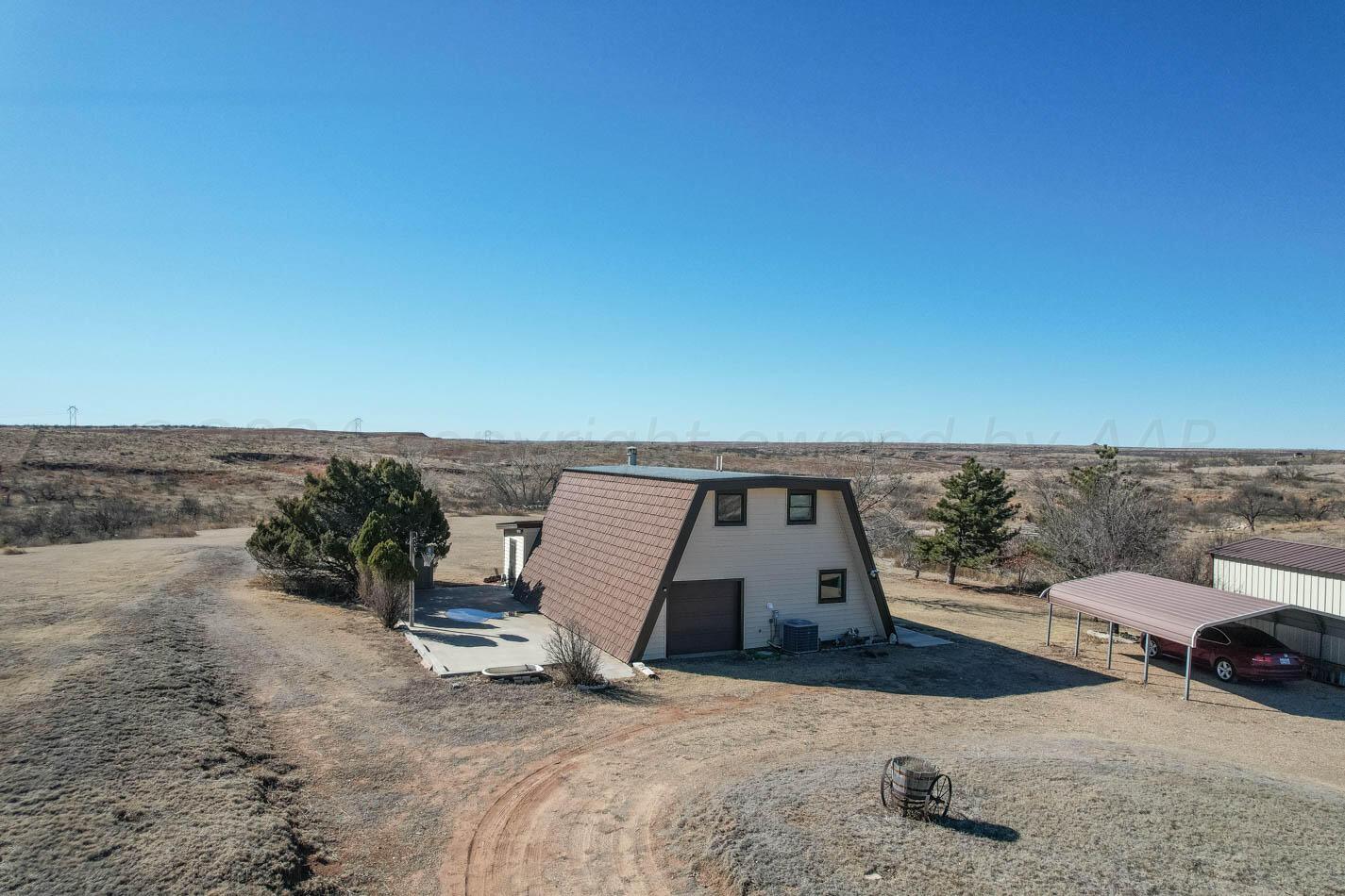 636 Cherokee Road Fritch, TX 79036 - Photo 11 of 39 drone (13 of 15)