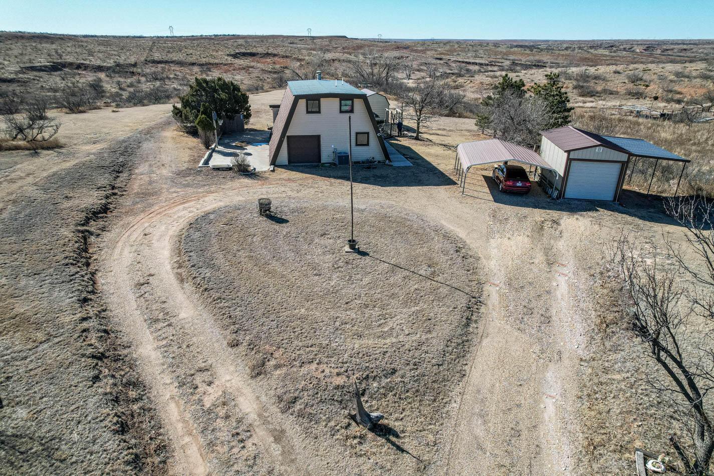 636 Cherokee Road Fritch, TX 79036 - Photo 3 of 39 drone (1 of 15)