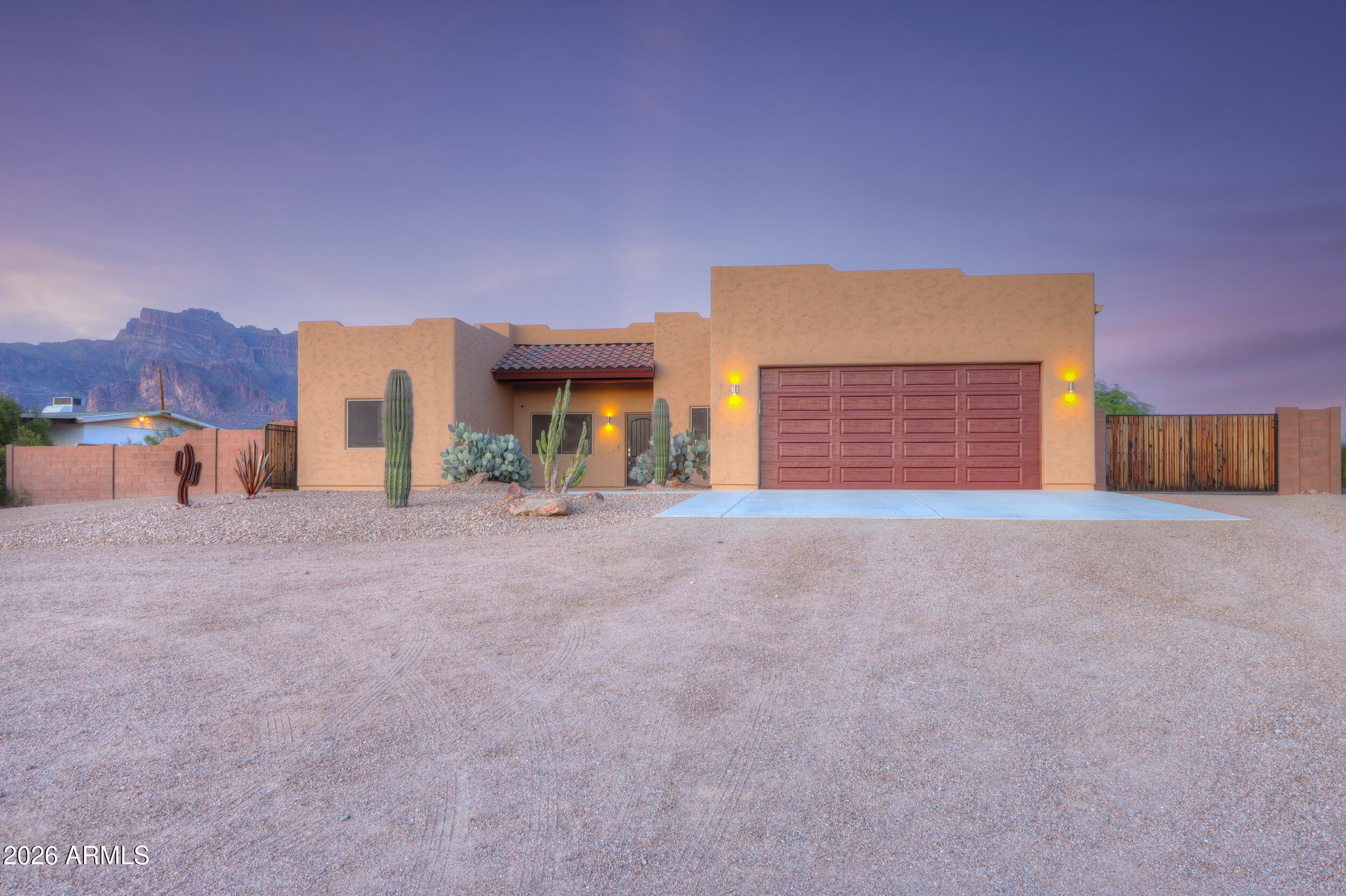 1487 South Mountain View Road Apache Junction, AZ 85119 - Photo 39 of 60 a view of a house with a outdoor space