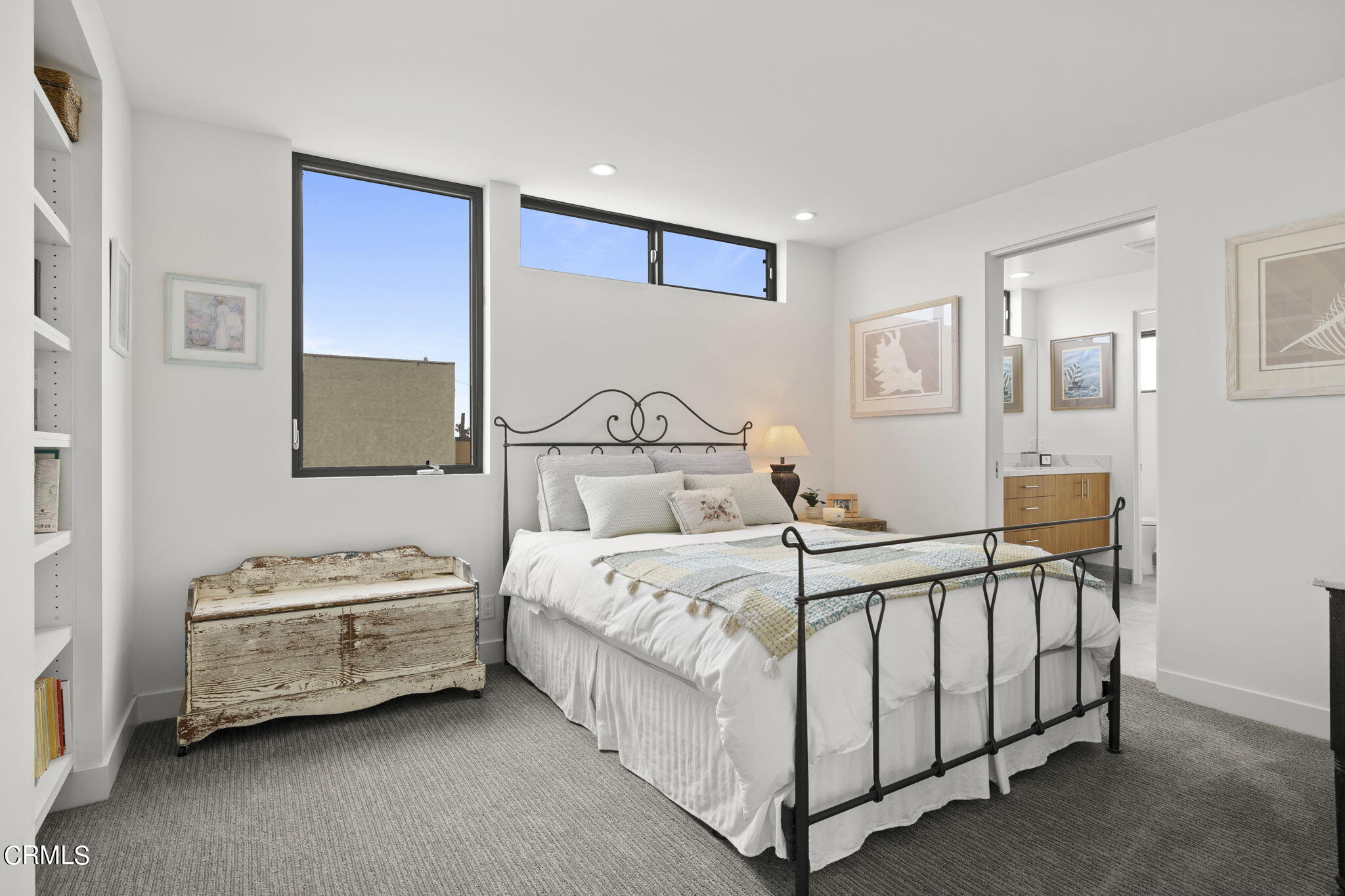 124 Ocean Drive Oxnard, CA 93035 - Photo 32 of 53 a bedroom with a bed and a night stand