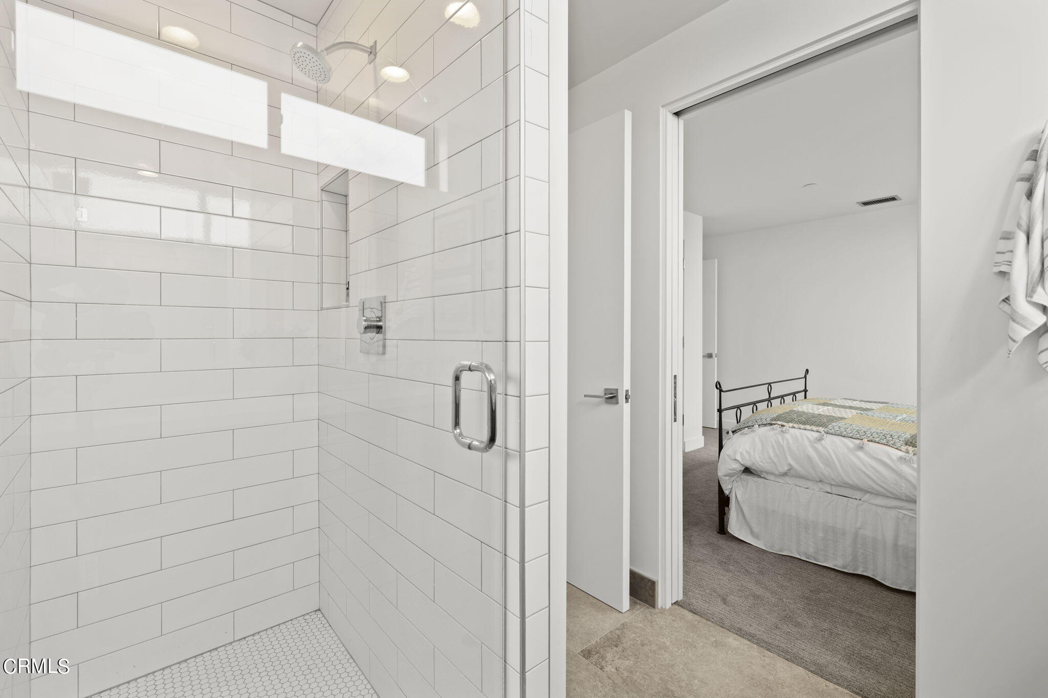 124 Ocean Drive Oxnard, CA 93035 - Photo 36 of 53 a bathroom with a sink and shower