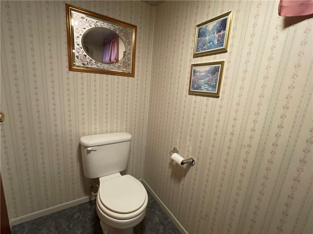 616 Methodist Road Greenville, PA 16125 - Photo 25 of 42 a white toilet sitting next to a small bathroom