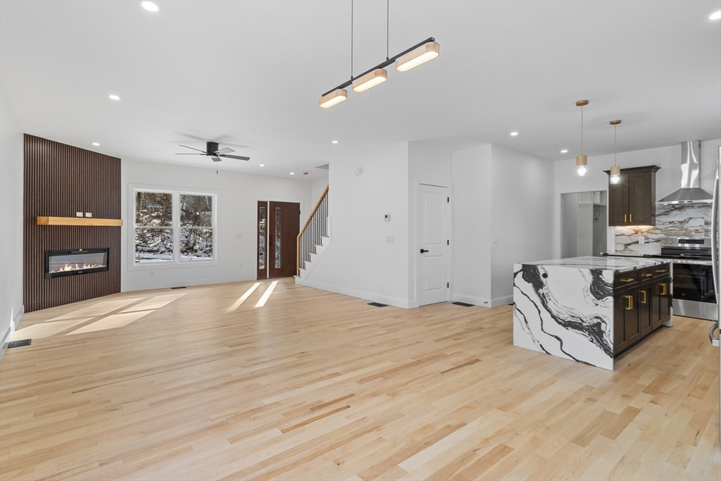 36 Jade Hill Road Auburn, MA 01501 - Photo 16 of 40 a view of kitchen with cabinets and wooden floor