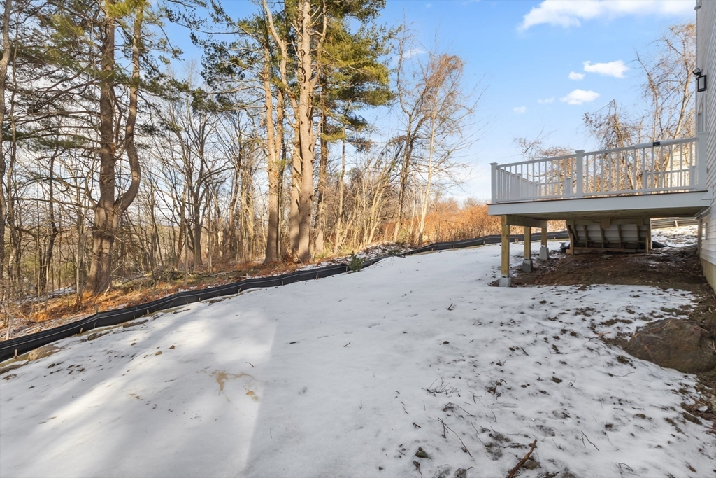36 Jade Hill Road Auburn, MA 01501 - Photo 40 of 40 a view of backyard with large trees