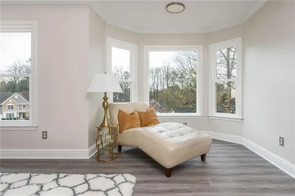 a bathroom with a double vanity sink toilet and a mirror
