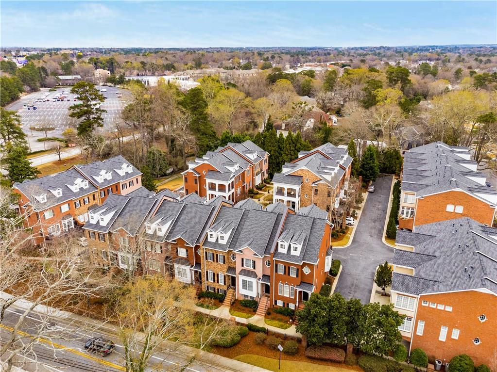 2586 Brookhaven Chase Lane Northeast Atlanta, GA 30319 - Photo 14 of 51 an aerial view of residential building with parking