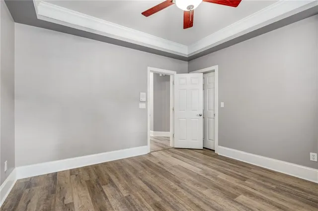 wooden floor in an empty room