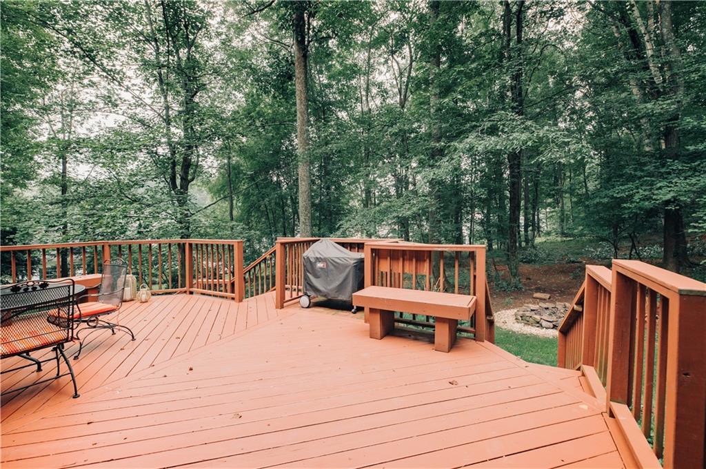 400 Forest Ridge Road Indiana, PA 15701 - Photo 43 of 48 a view of a deck with furniture and trees