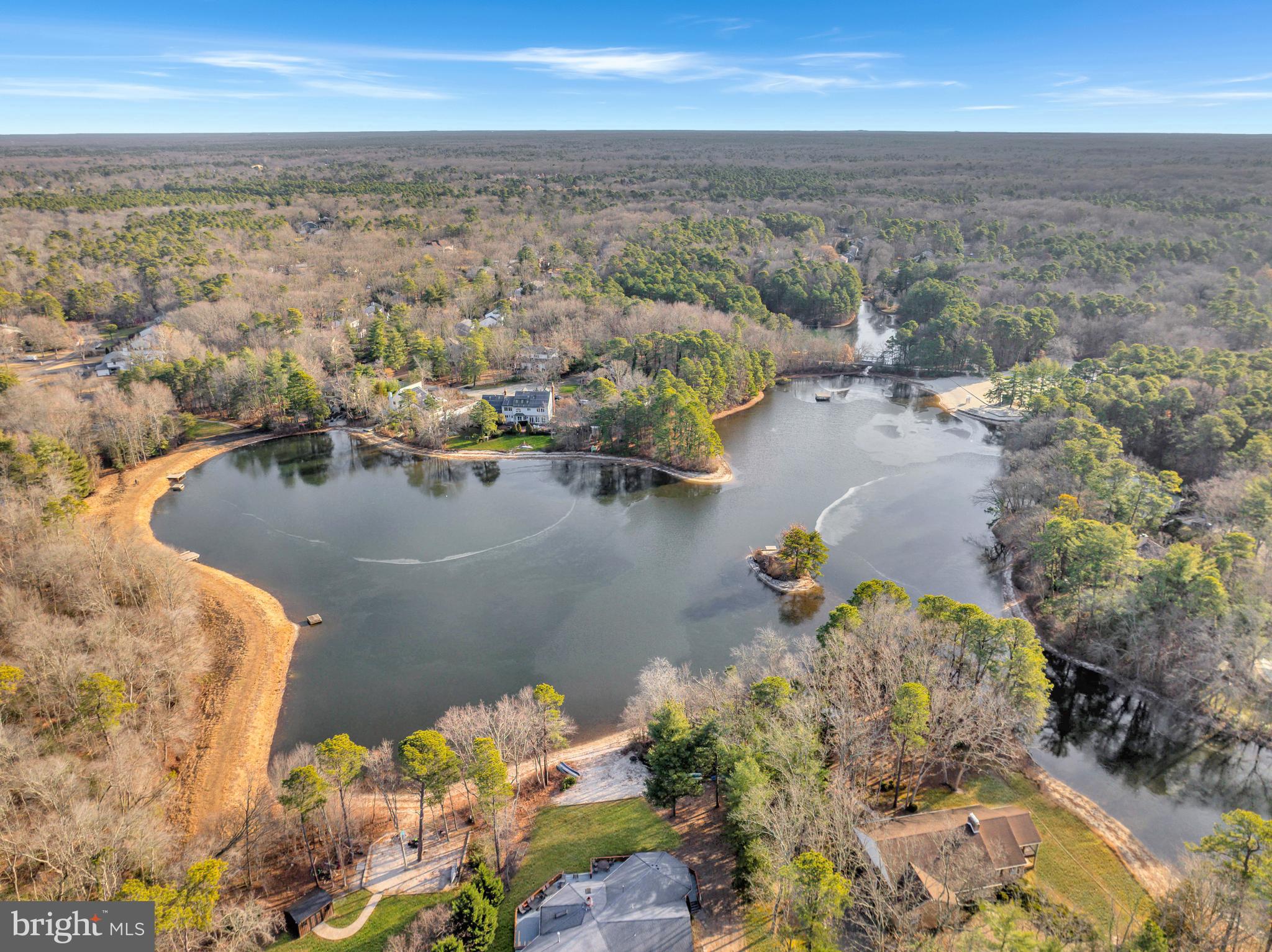 127 Heath Road Medford, NJ 08055 - Photo 55 of 63 an aerial view of a city with lots of residential buildings
