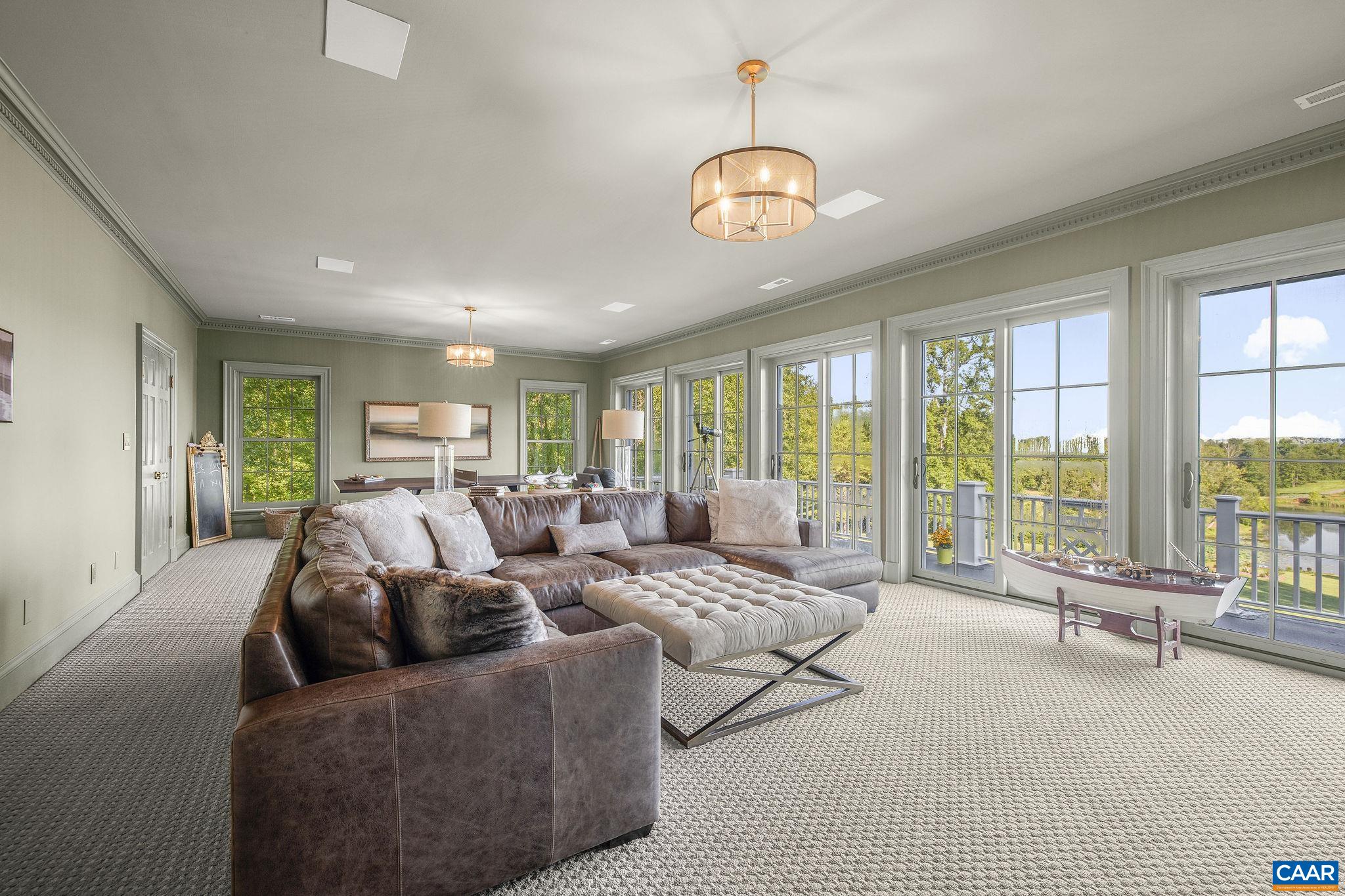 10396 Liberty Mills Road Orange, VA 22960 - Photo 31 of 75 Fantastic 2nd floor family room and game room with porch overlooking the views