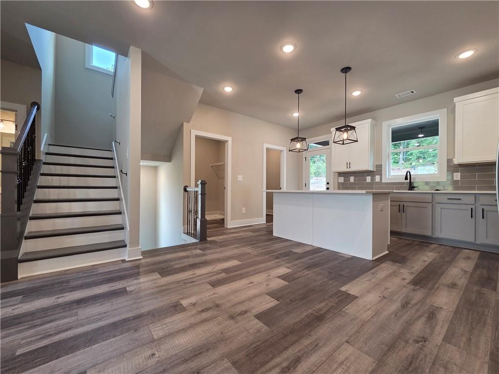 2 Rock Pk Way, Unit 13 Tucker, GA 30084 - Photo 18 of 39 a view of kitchen with granite countertop cabinets and refrigerator