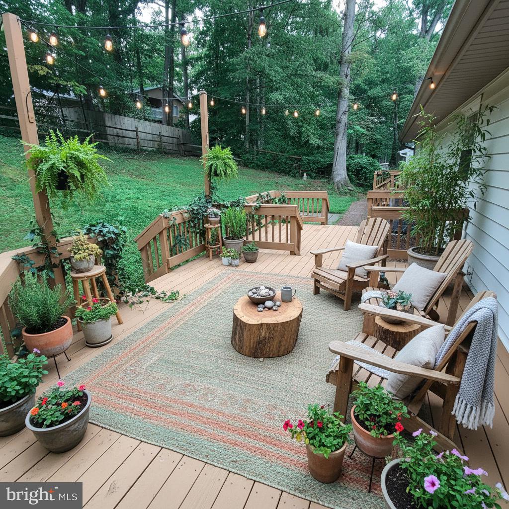 15712 Brandywine Road Dumfries, VA 22025 - Photo 12 of 13 Deck area.