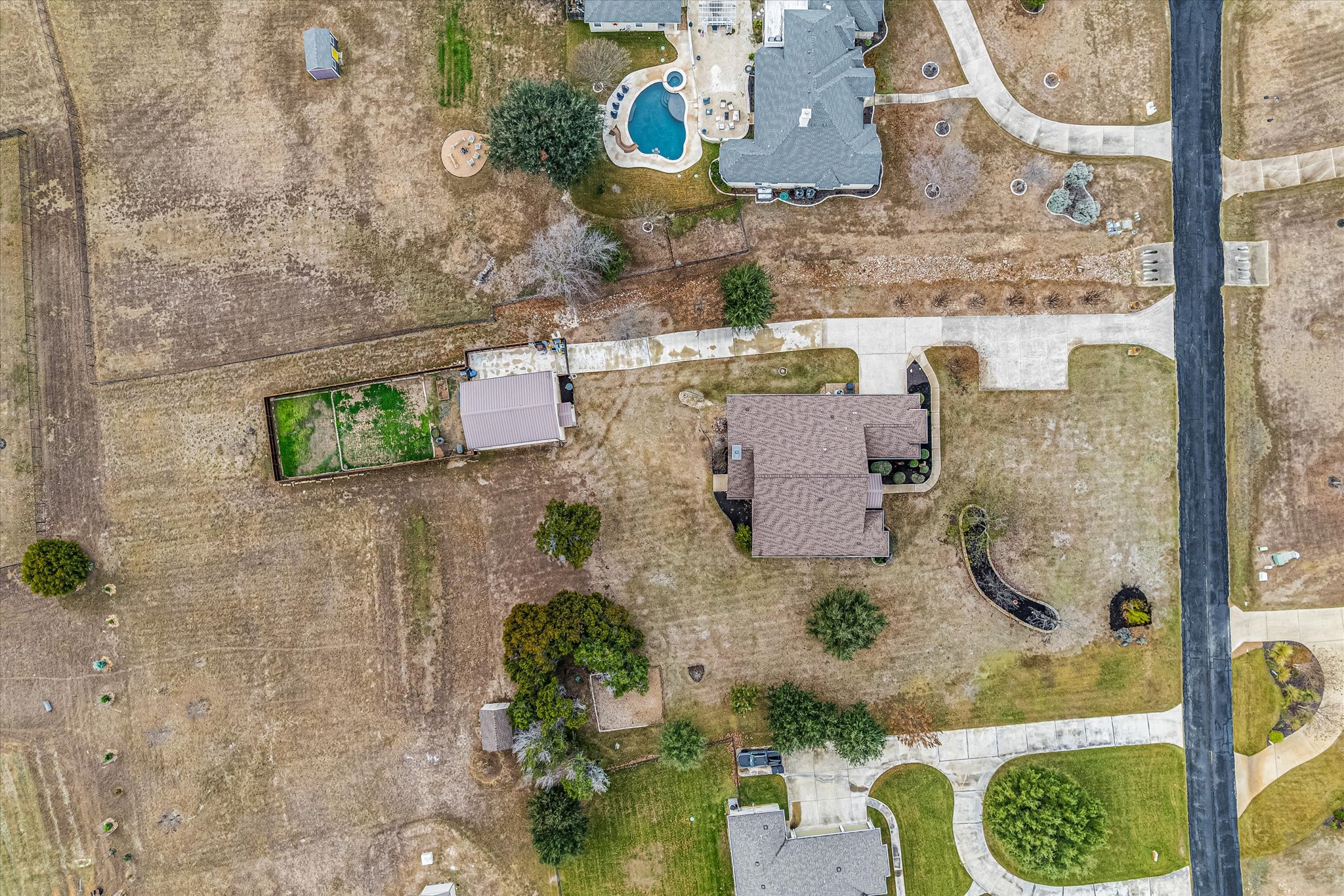 117 View Drive Georgetown, TX 78628 - Photo 39 of 40 Aerial view of property and surrounding area