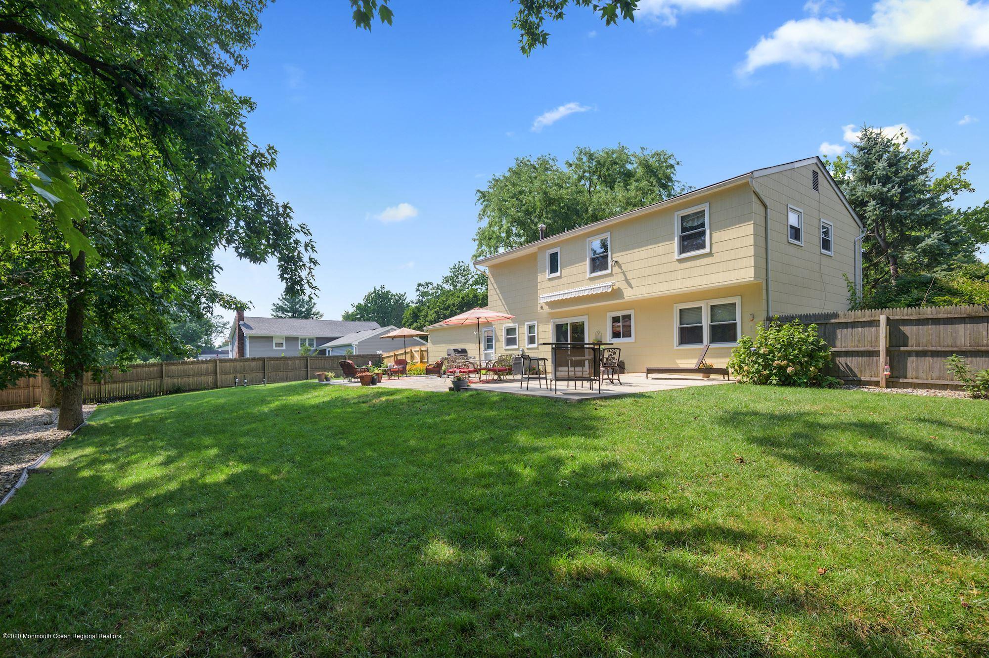 7 Lancelot Road Manalapan, NJ 07726 - Photo 24 of 31 Rear Elevation